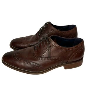 Cole Haan Modern Classics Wingtip Oxfords Leather Dress Shoes 8 M Nike Air Sole